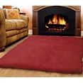 thumbnail image 1 of Linon Rugs Flokati Rectangular Area Rug in Red-6' x 9', 1 of 2