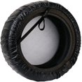 thumbnail image 2 of Leader Accessories Funda Universal Para Neumáticos De Repuesto Con Correa De Hebilla Impermeable Para Jeep Trailer Rv Truck Y Todas Las Ruedas De Coche (Negro Ultimate 24"-26"" Dia.), 2 of 5