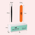 thumbnail image 3 of ZMOI Pro Nail Buffer Set ?Luxurious Shine Korean 4-Way Nail Buffing Block, Cuticle Pusher, and Mini Nail File Kit ? for Natural Shine Nails ? Manicure/Pedicure Tools for Home and Salon, 3 of 9