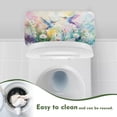 thumbnail image 4 of ZIATUBLE Daisy Hummingbird Toilet Tank Cover Lid Soft Toilet Tank Protector Cover Pack of 2 Replacement Toilet Top Cover Tank Lid Easy to Clean Toilet Bowl Tank Covers for Bathroom, 4 of 5