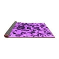 thumbnail image 2 of Ahgly Company Indoor Rectangle Abstract Purple Modern Area Rugs, 2' x 5', 2 of 4
