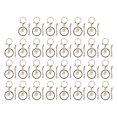 thumbnail image 1 of 30 Sets Keychain Rings Kit Metal Keychain Rings Chain Set Crafts Pendant Jewelry for DIY Keychain Supplies Gold, 1 of 9