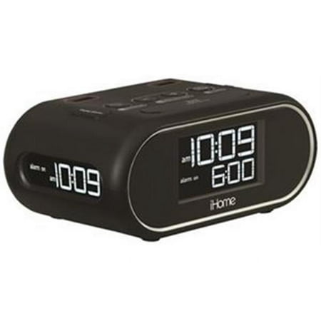 lowpricesupply iHome Hedy4less lcd triple Display Alarm Clock, Dual USB Charging, Battery Backup