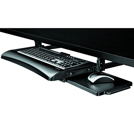 Fellowes Office Suites Underdesk Keyboard Drawer Black Silver
