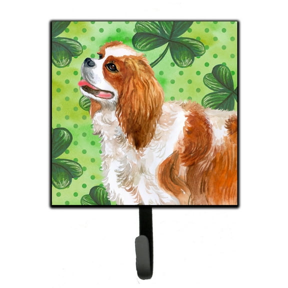 Cavalier Spaniel St Patricks Leash or Key Holder Green
