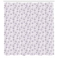 thumbnail image 3 of Ambesonne Ballerina Shower Curtain, Pattern of Ballet Dancers, 69"Wx70"L, Pale Pink Lavender, 3 of 3