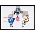 thumbnail image 1 of Sidney Crosby & Auston Matthews Framed 20x29 Overhead Canvas, 1 of 9