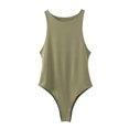 thumbnail image 1 of Verano sólido sexy bodycon mujeres monos mujer 4 colores verde delgado casual mono chic lady club monos cortos femme, 1 of 5