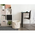 thumbnail image 6 of Contemporary Home Living 16" Beige Storage and Laundry Bin, 6 of 7