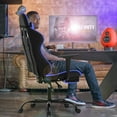 thumbnail image 2 of BestOffice Racing Style Gaming Chair with Adjustable Pillows and Footrest for Adult Gamers(Blue), 2 of 8