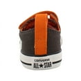 thumbnail image 3 of Converse Ct V2 Ox Infant/Toddler Shoes Size 9, Color: Grey/Orange, 3 of 5