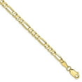 thumbnail image 3 of 10K Yellow Gold 4mm Light Figaro Chain, 3 of 6