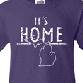 thumbnail image 4 of Inktastic It's Home- State  of Michigan Outline Distressed Text Youth T-Shirt, 4 of 5