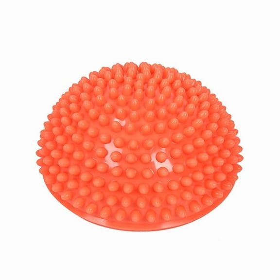 Kids Balance Toy Balance Stepping Stone Durian Balance Ball Kids Sensory Balance Toy Autism Toy Fitness Massage Yoga Ball Games (3Pcs Orange)
