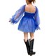 thumbnail image 4 of TRKIYQC Vestido Casual Femenino Verano Color Sólido Cuello Cuadrado Manga Larga Transparente Una Pieza, S/M/L/XL TRKIYQC moderno, 4 of 9