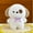 White, variant on 25cm Cute Plush Stuffed Animal Dolls – Soft Bunny/Dog/Bear Plushies for Gifts 1Pc