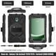 thumbnail image 3 of Funda Teknet Correa para Samsung Galaxy Tab Active 5 Rudo X300 8 Pulgadas, 3 of 5