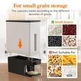 thumbnail image 4 of Dispensador de arroz Lifewit de 25,4 kg sellado, a prueba de humedad, sin BPA, 4 of 8