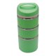 thumbnail image 2 of Fiambrera Térmica de material acero Inoxidable Apilable De 1/2/3 Capas (. Generación) Recipiente Bento Con Aislamiento De 3 Niveles / Recipiente 3 Tier Green perfecl Recipiente de almuerzo aislado, 2 of 5