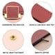 thumbnail image 3 of Carteras de cuero plegables para mujer, pulsera para mujer con ranuras para tarjetas, ventana de identificación, monedero con cremallera, 3 of 6