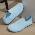 thumbnail image 6 of Willtoo Women's Flats Slip On Go Walk Shoes for Women Comfortable Walking Sneakers Knit Low Wedge Dressy Ballet Shoes, 6 of 7