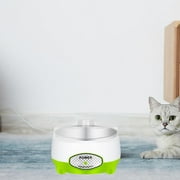menolana Heated Water Bowl 1000ml Mute with Thermostatic Control for Pets Dogs Kitten