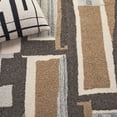 thumbnail image 6 of SAFAVIEH Ebony Amery Geometric Area Rug, Ivory/Brown, 8' x 10', 6 of 10