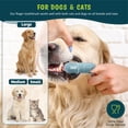 thumbnail image 2 of PET FORTUNA 360º Dog Finger Toothbrush, Cat Toothbrush, Dog Tooth Brushing Kit, Dog Teeth Cleaning Kit, Dog Dental Care, for Use with Dog Toothpaste and Cat Toothpaste (2-Pack) (Blue), 2 of 7