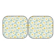 thumbnail image 7 of Fotbe Daisies Flowers 2-Piece Car Windshield Sun Shade | Sun Blocker for Car Windshield | Foldable Automotive Interior Accessories for Sun Protection-Small, 7 of 7