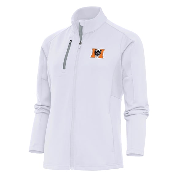 Women's Antigua  White Mercer Bears  Generation Full-Zip Jacket