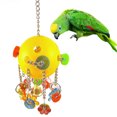 thumbnail image 1 of Bird Toy Creative Funny Plastic Ball Parrot Hanging Toy Bird Chewing Toy, 1 of 5