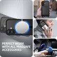 thumbnail image 3 of Funda BERFY para iPhone 17 de 6,3" transparente con MagSafe y pantalla de privacidad, 3 of 9