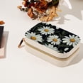 thumbnail image 7 of Daisy Velvet Portable Necklace Organizer with Removable Compartment - Display Case, Earring Organizer, and Necklace Holder - Gift, 7 of 7