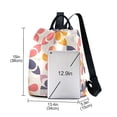 thumbnail image 3 of FORMRS Women's Travel Backpack Purse Anti-Theft Hidden Pockets Casual Shoulder Bag, Purple Retro Flower, 3 of 7