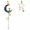 #10, variant on 925 Silver Sun Moon Star Dangle Drop Earrings Women Wedding Party Jewelry Gifts-#14