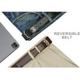 thumbnail image 5 of NANAHuang Reversible Leather Belts For Men Big and Tall 32"-62" Trim To Fit With Gift-Box, 5 of 7