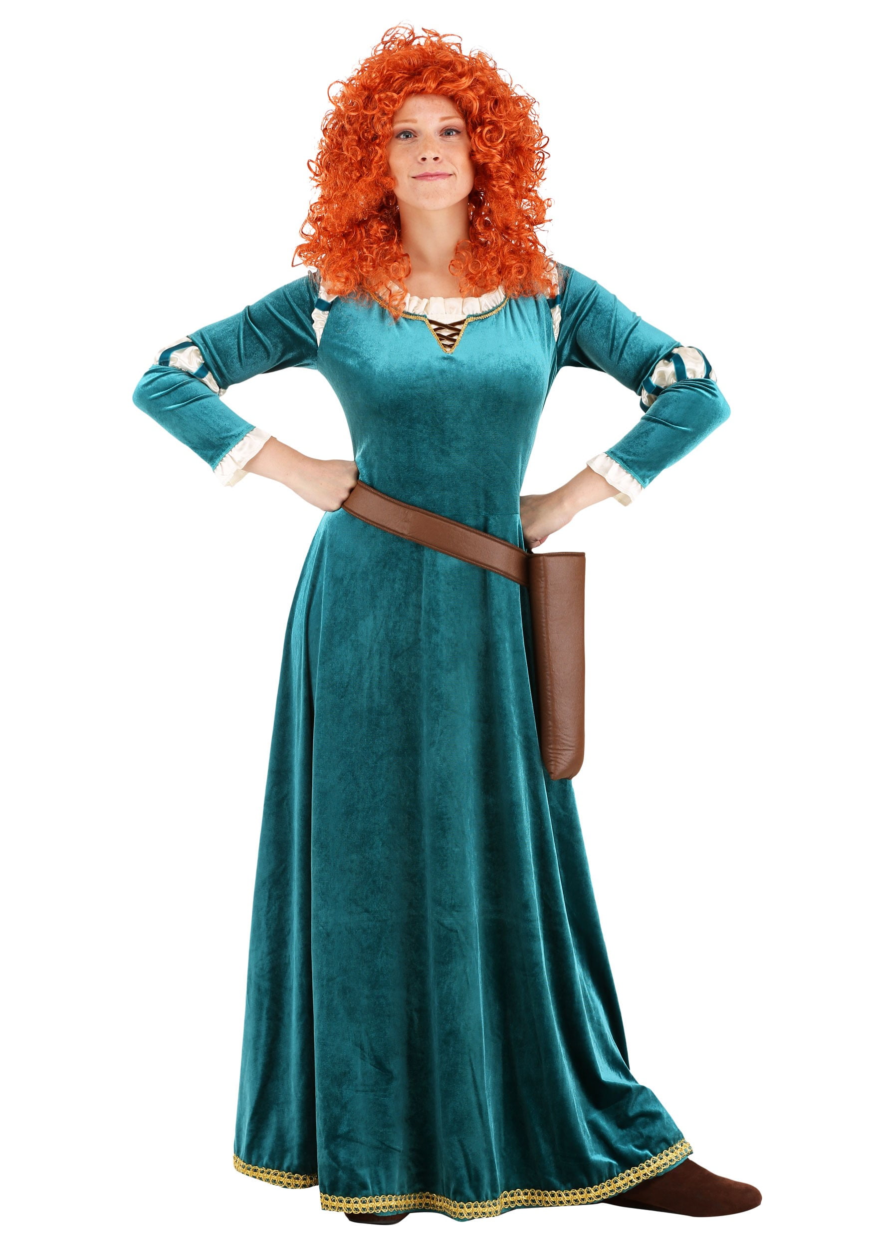 Disney Store Princess Brave Costume Merida Girl Dress Shoes 