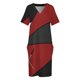 thumbnail image 4 of Wade - Abstrakt Vestido suelto con bolsillo traje de festival vestido de mujer, 4 of 7