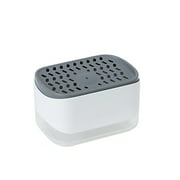 NETSENG 2 in 1 Premium Kitchen Dish Soap Dispenser, Soap Dispenser and Sponge Holder