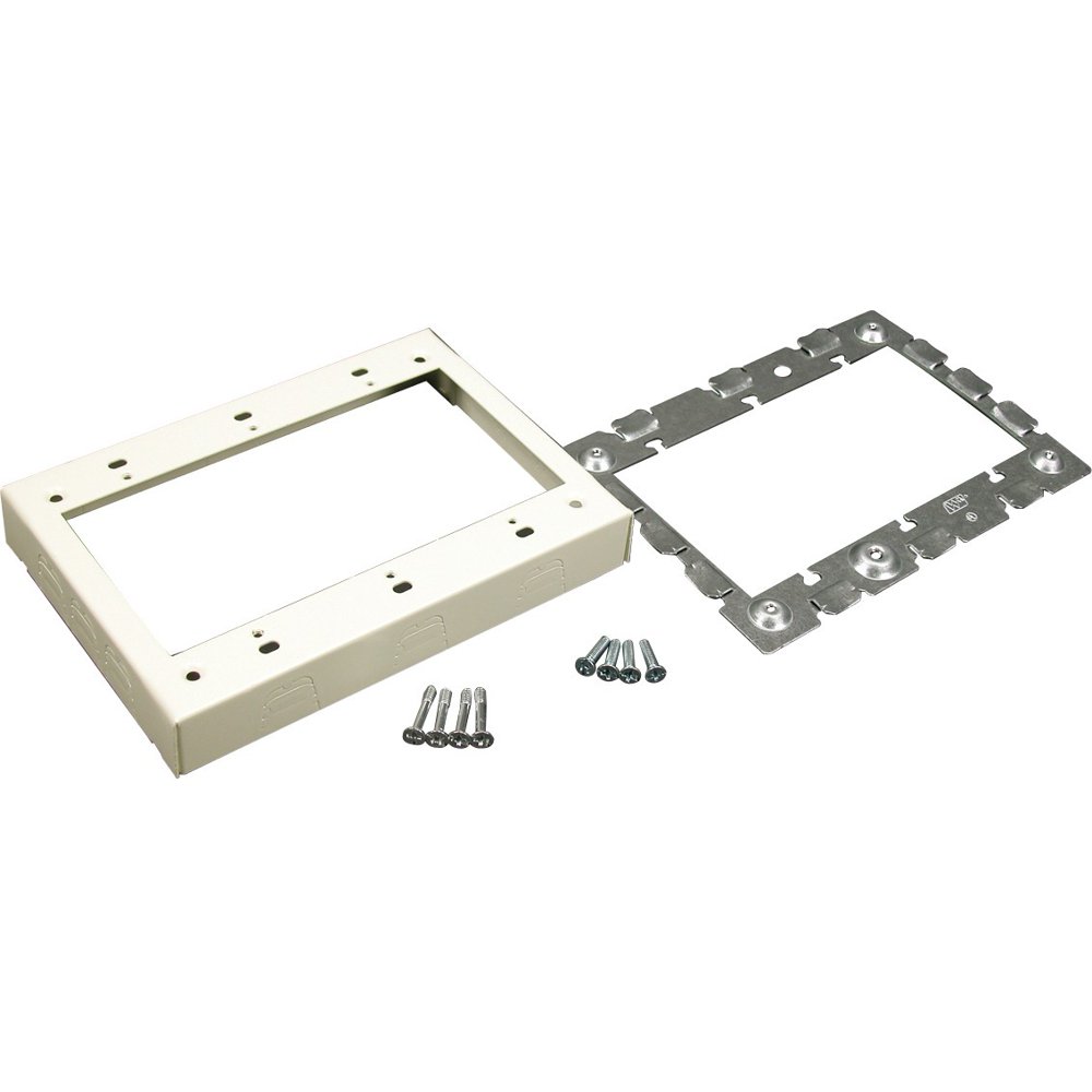 WIREMOLD Three Gang Extensn Adapter Fitting,Ivor V57513