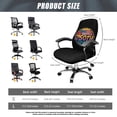 thumbnail image 7 of POLERO All-in-One Office Swivel Chair Slipcover with Patriotic 150th Liberty Print, Brushed Elastic Fabric Non Slip Stretch Cover for Home Study Workspace, 7 of 7
