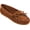 Brown, variant on Women's Kilty Suede Hardsole Moccasins Brown, 10 W US
