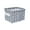 Gray, variant on XMMSWDLA Storage Bins for Shelves, Closet Storage Bins, Linen Closet Organizers and Storage Baskets for Organizing Shirts, Decorative Shelves for Storage Bins Wardrobe Cabinet, Gray 20.5*15.5*12cm