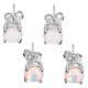 thumbnail image 5 of unbranded 2Pares De Aretes Con Para Mujer Hipoalergénicos Con Estilo Chic, 5 of 7