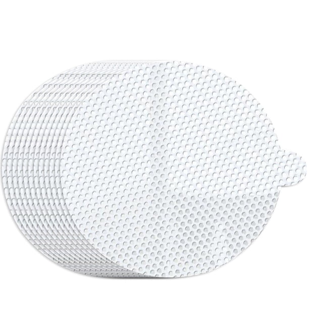 Inteprter 12 piezas de drenaje de suelo de ducha, recogedor de pelo, cubierta de bañera, bloque de prevención, tapones de filtro de lavabo de Almacenamiento y organización del hogar Redondo