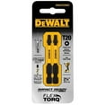 thumbnail image 2 of DeWALT DWA2TX20IR2 Insert Bit T20 Drive Torx Drive 1/4 in Shank Hex Shank S2 Modified Steel, 2 of 5