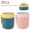 2Pcs-Blue+Pink, variant on Keyohome 2Pcs Vacuum Insulated Food Jar,17.9oz Lunch Thermos,304 Stainless Steel Insulated Food Container with Spoon for Office