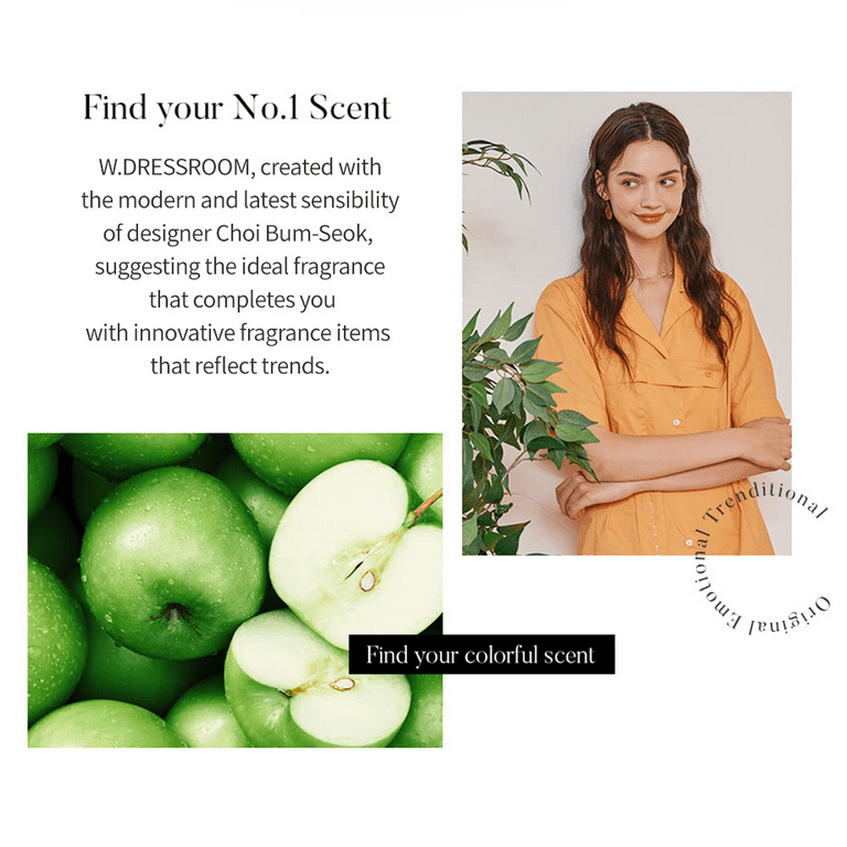 W.Dressroom USA No.50 Green Apple Dress & Living Clear Perfume (2.36 oz)
