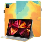 Case for iPad Pro 12.9 2021 5th/4th/3rd Generation, PU Leather Adjustable Stand Auto Wake/Sleep Smart Case for iPad Pro 12.9 inch Case 2021/2020/2018 (5th & 4th & 3rd Gen),A
