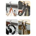 thumbnail image 4 of Women Movable Bag Hook Cartoon Astronaut Rabbit Bag Hooks School Bag Hook Suitable for Restaurant Cafe School Library, 4 of 18
